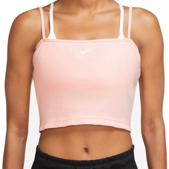 Nike Ribbed Crop Top - Picture 5 of 6